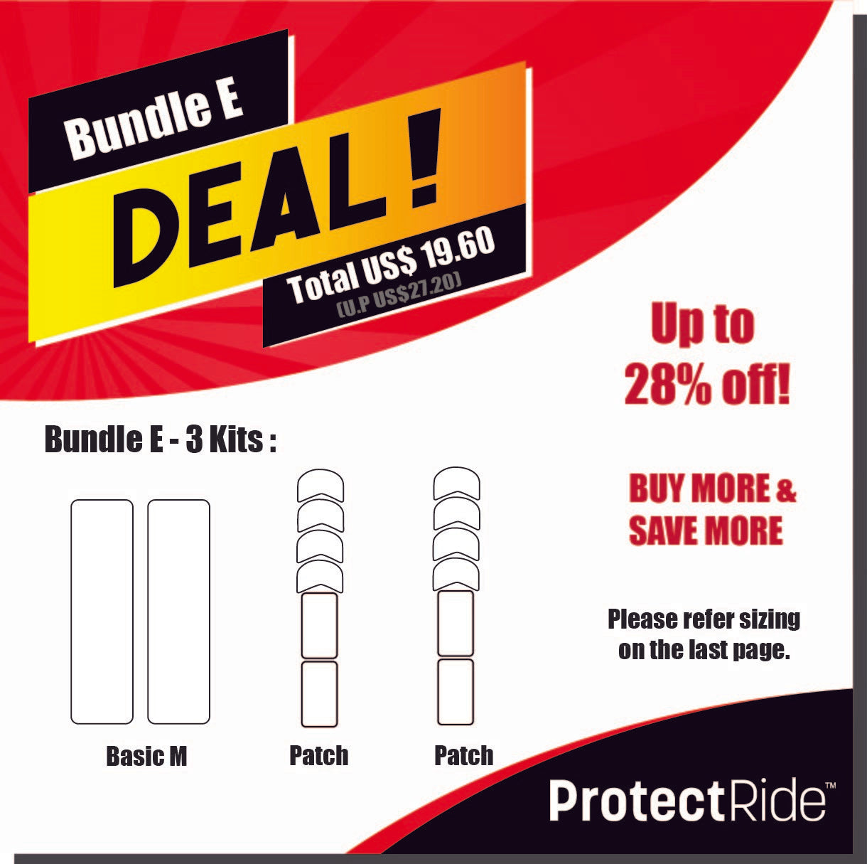 Bike Frame Protection - Bundle Deal E