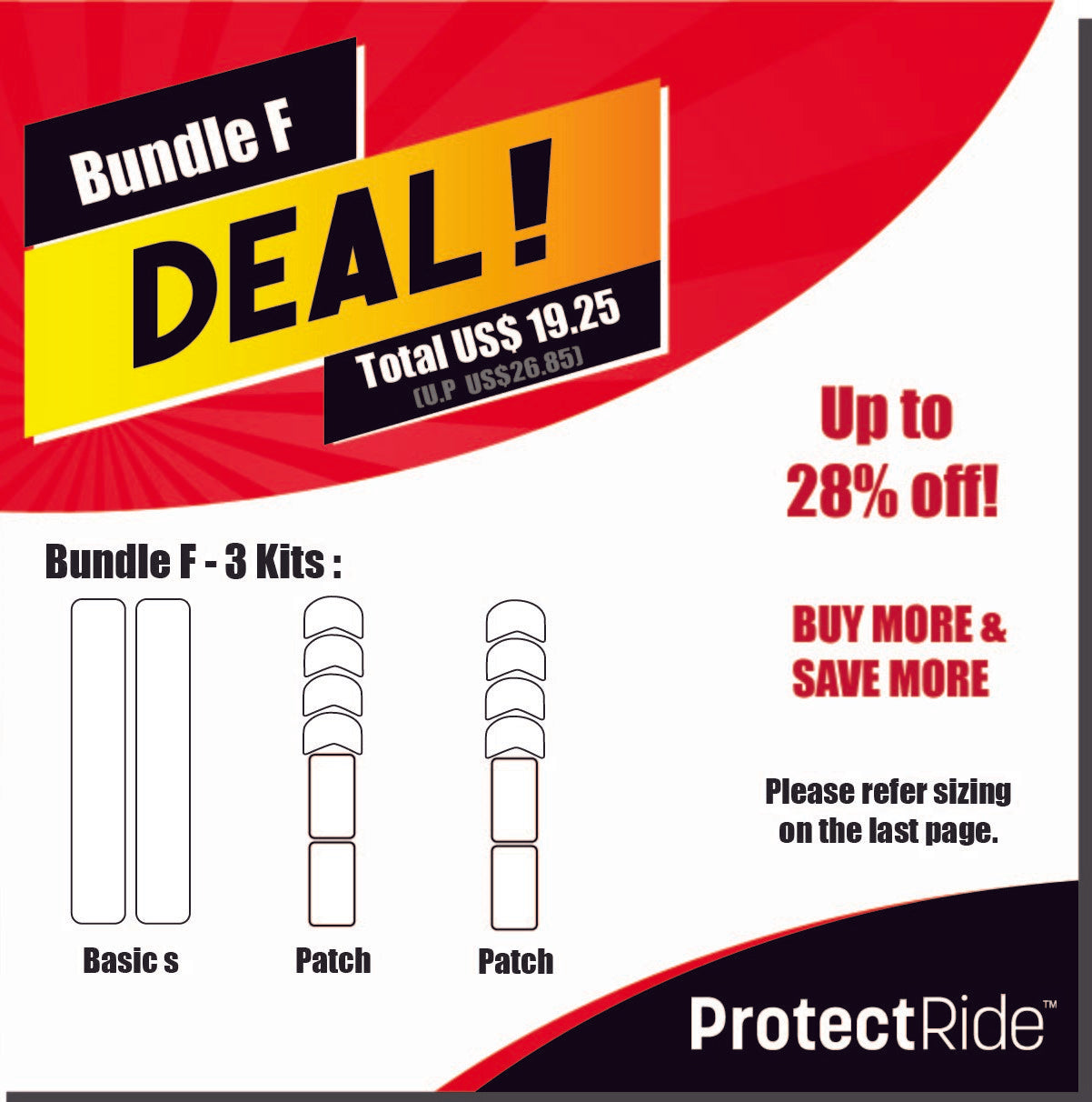 Bike Frame Protection - Bundle Deal F