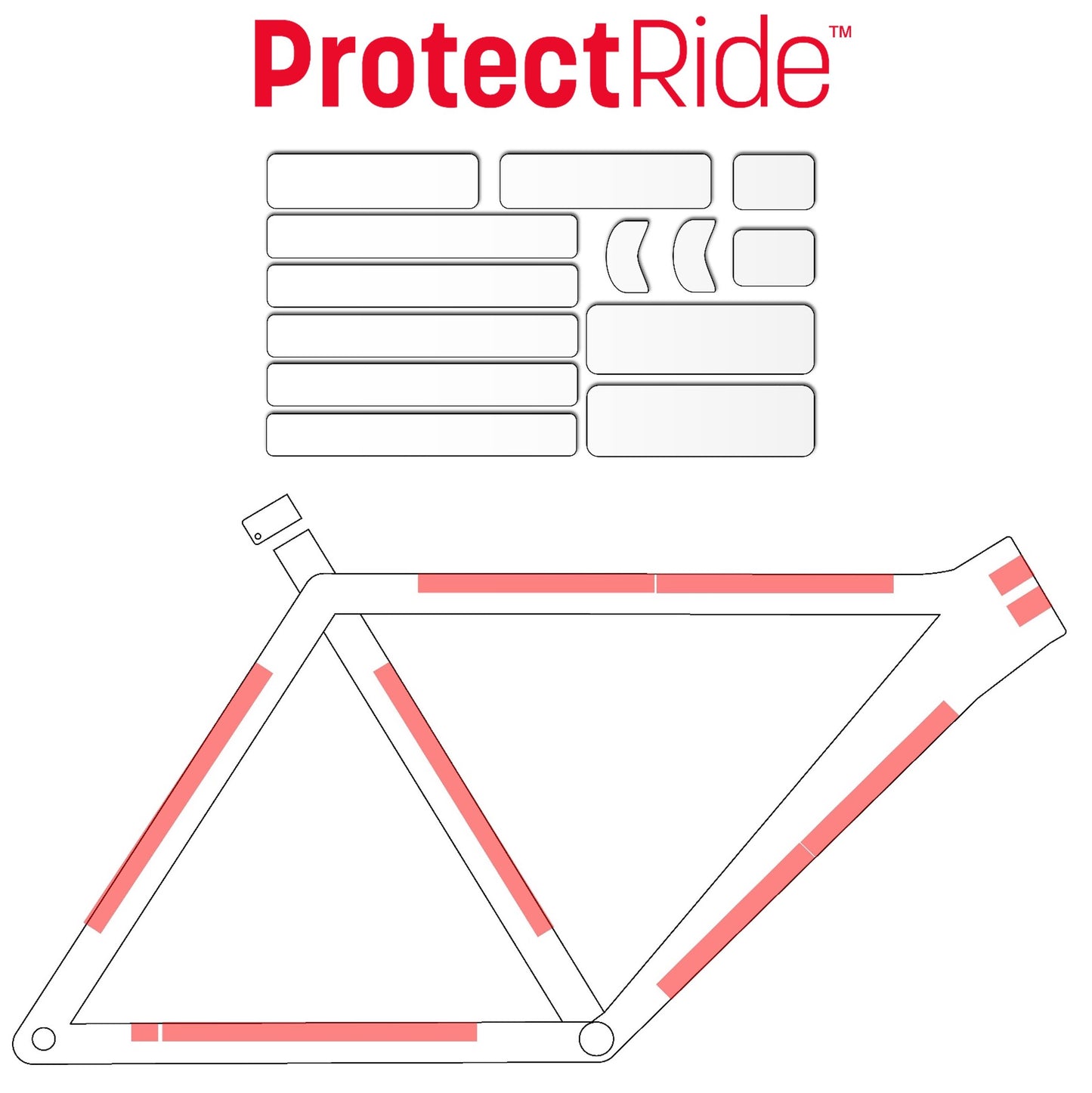 1. Bike Frame Protection - Universal Kit